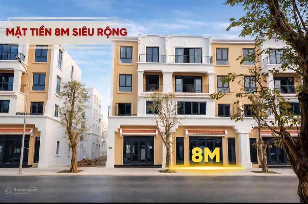 Cho thuê nhà mặt tiền vinhomes đan phượng giá rẻ nhà góc ngã ba 3 mặt thoáng 104m² kd cực đẹp