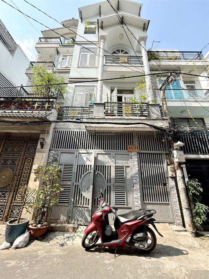 Nhà hxh  tân phú 80m2chia làm 2 căn4 tầng 8pn ngang 5