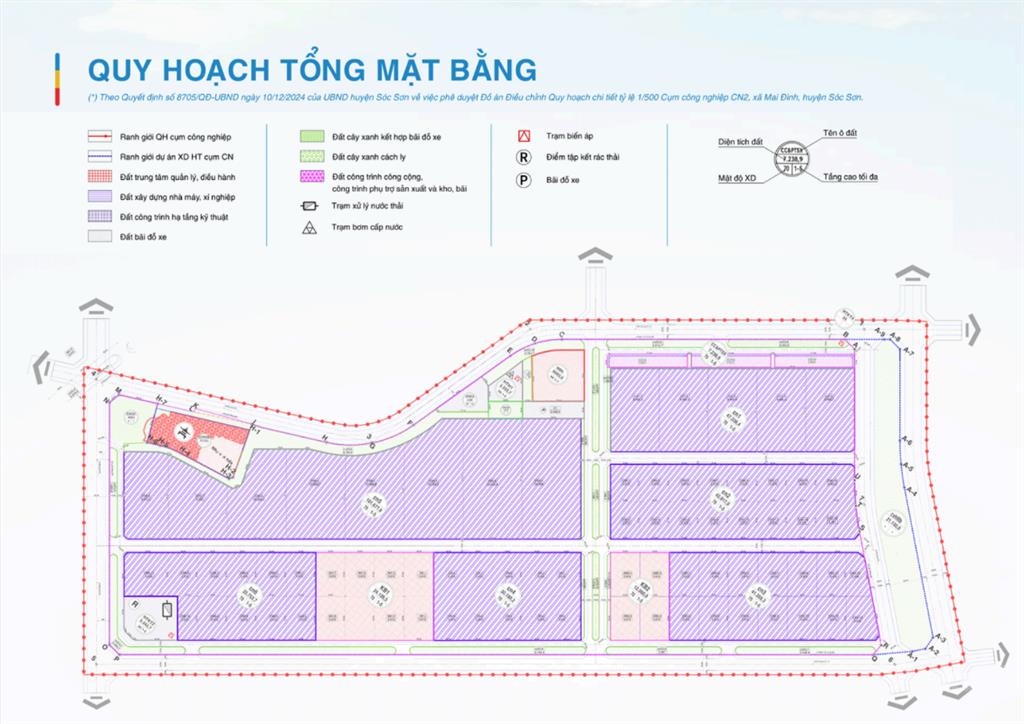 Cụm công nghiệp cn2  sóc sơn, hà nội | hạ tầng đồng bộ, liền kề cao tốc, sát cánh sân bay