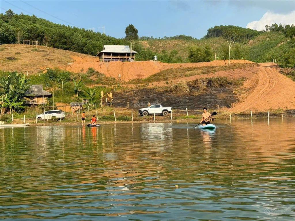 Chủ cắt bán lô đất mặt tiền dài 54m sát hồ điều hòa có suối tại yên xuân vệ tinh hòa lạc giá rẻ