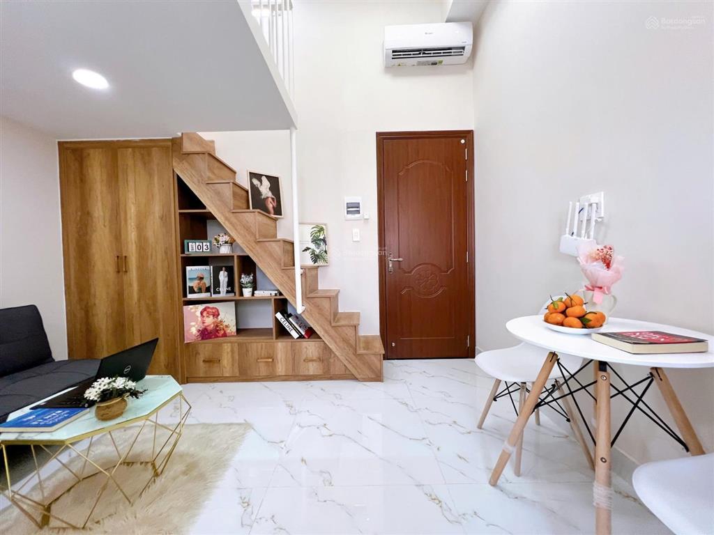 Cho thuê căn hộ duplex mới 100% ngay sư vạn hạnh, quận 10, thang máy, bảo vệ, full nội thất chỉ 7tr