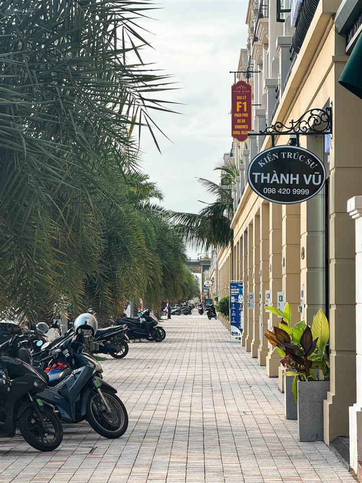 Chuyển nhượng shophouse đối diện vpbh vinhomes vũ yên. 90m2 hoàn thiện 4 tầng. giá 11,x tỷ