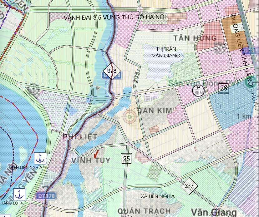 Bán đất xã văn giang thôn phi liệt