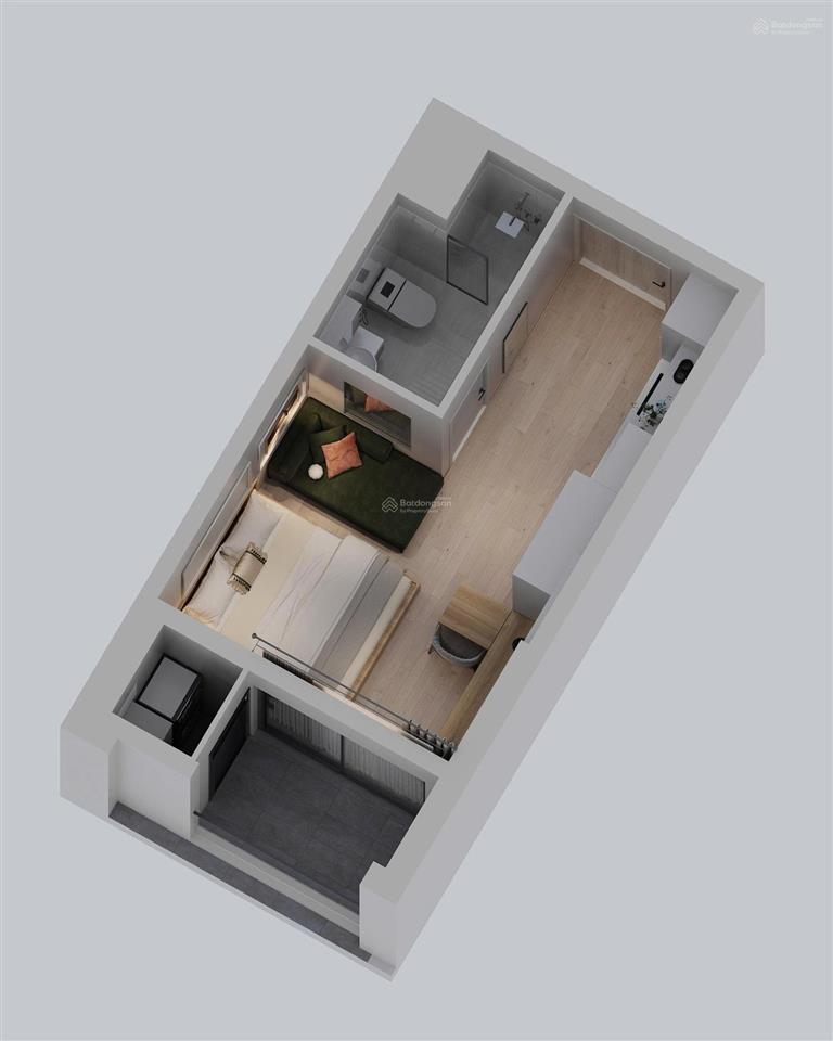 Cần bán nhanh căn studio the ponte tầng trung view biển giá 2,6 tỉ