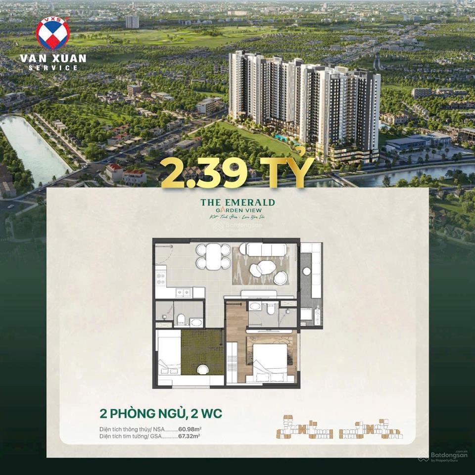Bán căn hộ 2pn2wc giá 2tỷ250 tt trước 30%= 675tr sau đó mỗi tháng tt 9 triệu/tháng tới khi nhận nhà