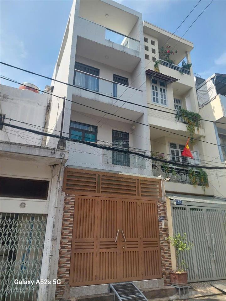 Ngop bank, bán nhà hxh6m phan văn trị 4*16m xd 4 tầng 9.99 tỷ