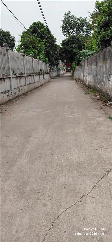 Cần thanh khoản đất trung châu đan phượng cũ 40m2 cách 1 nhà ra đường tránh hàng xóm thân thiện