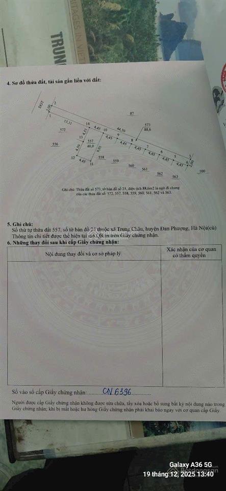 Cần thanh khoản đất trung châu đan phượng cũ 40m2 cách 1 nhà ra đường tránh hàng xóm thân thiện