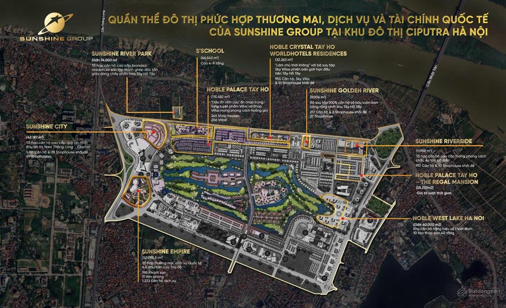 Sunshine river park phú thượng  tuyệt tác đô thị ven sông hồng thời đại mới