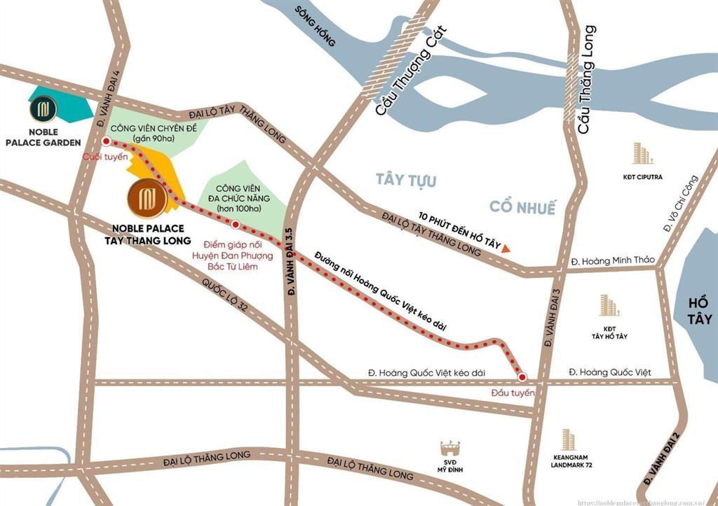 Bán nhà phố thương mại dự án noble place tây thăng long mặt đường 40m thuận tiện kinh doanh