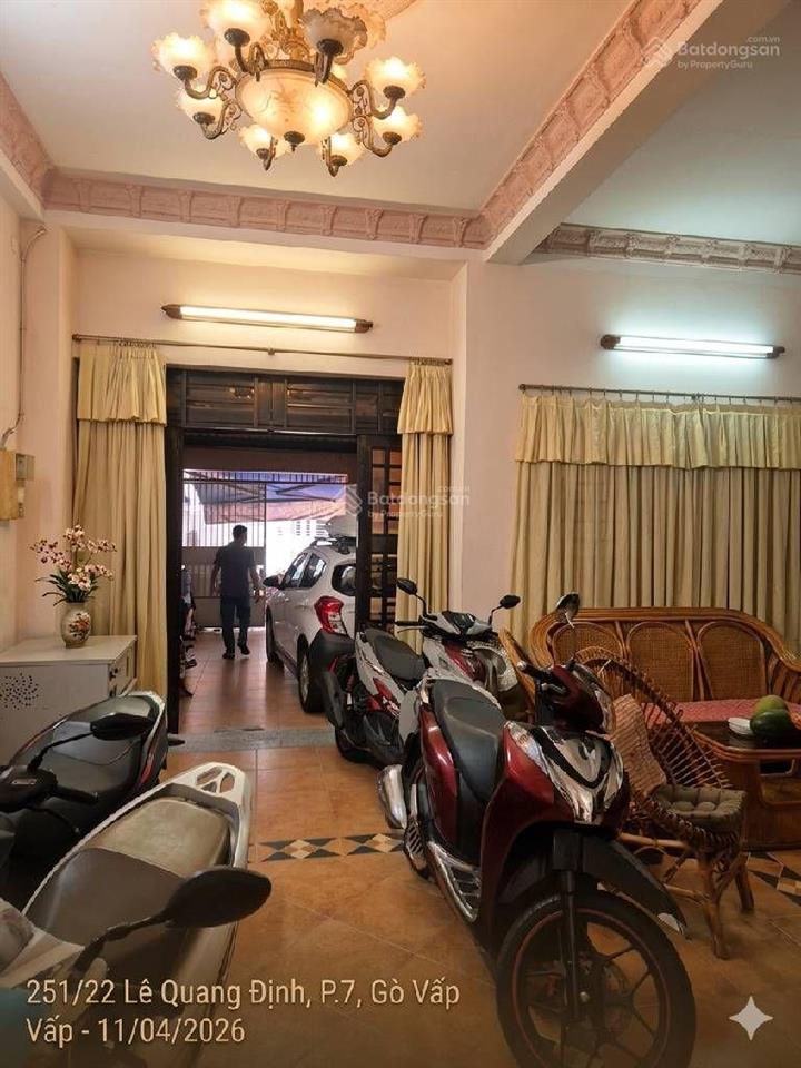 Lê quang định p7 bình thạnh 109 m2 3 tầng  xe hơi ngủ trong nhà  ngang 6,4m 5 pn 12.99 tỷ