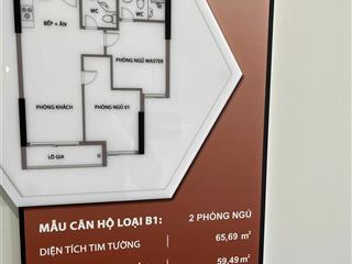 Căn hộ bcons newsky view sông, ngay trạm metro, 2pn 2wc | diện tích 65m2, thanh toán ban đầu chỉ 5%