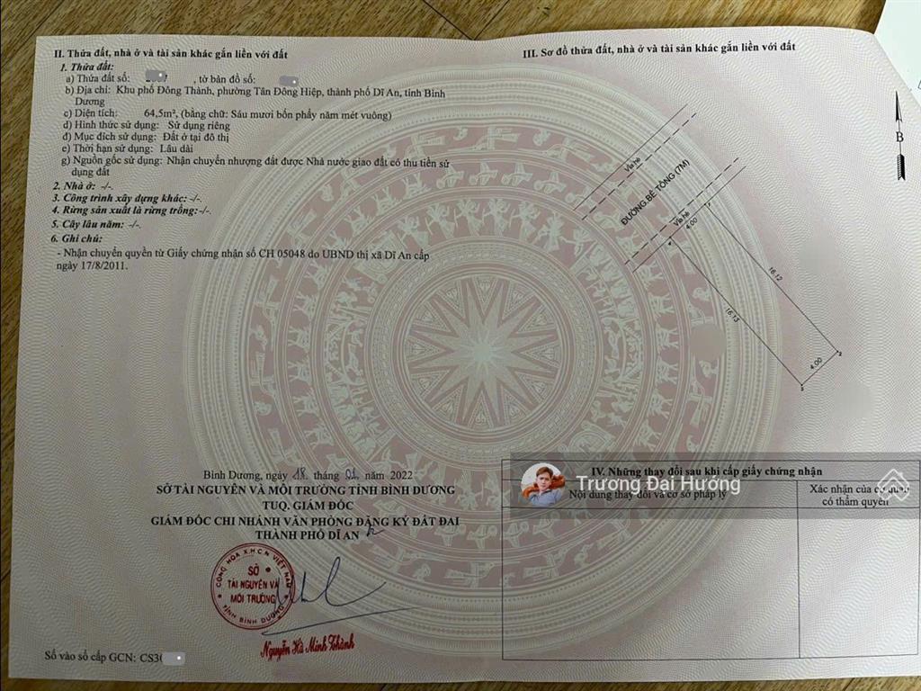 Bán nhà 1 trệt 1 lầu  gần cụm trường học tân đông hiệp, dĩ an  4,25 tỷ tl (8756)