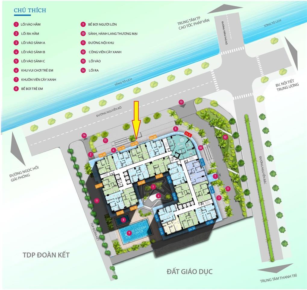 Chỉ 3tỷ sở hữu ngay căn 3n2vs tại chung cư bluegem tower thanh trì , bàngiao t6/2026,  0375 317 ***