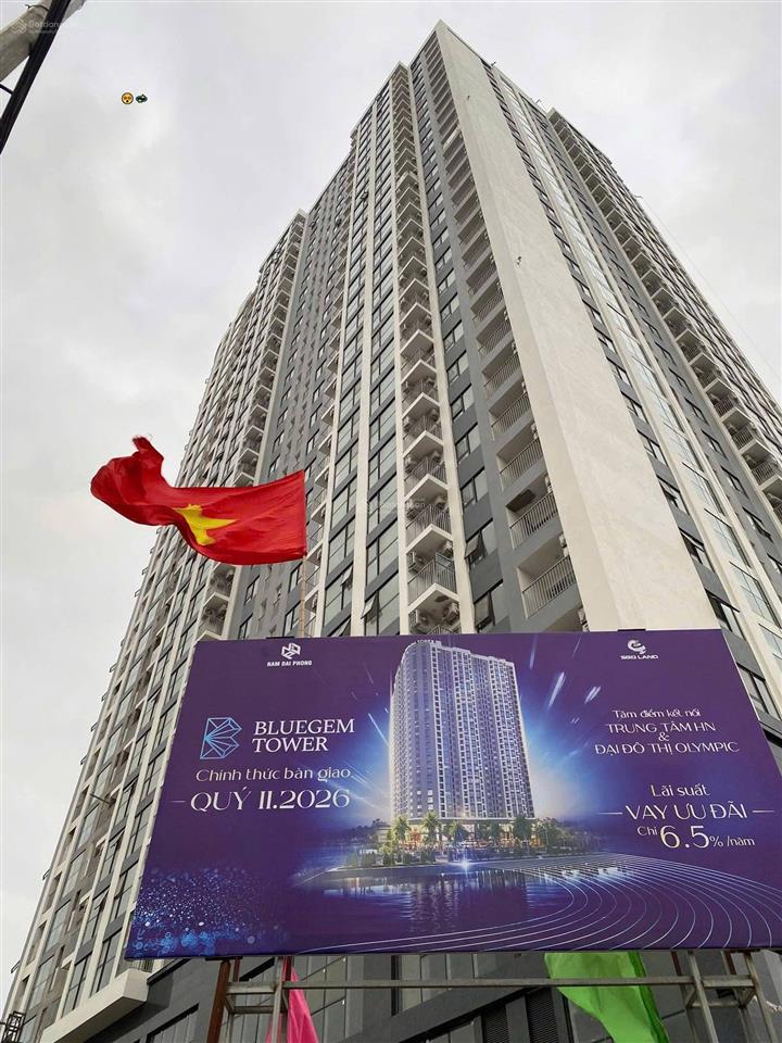 Chỉ 3tỷ sở hữu ngay căn 3n2vs tại chung cư bluegem tower thanh trì , bàngiao t6/2026,  0375 317 ***