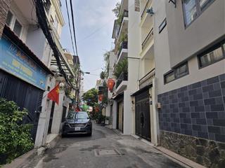 Hẻm ô tô tránh thiên phước  gần 60m2  nhà xây kiên cố bê tông 2 tầng  ô tô ngủ trong nhà
