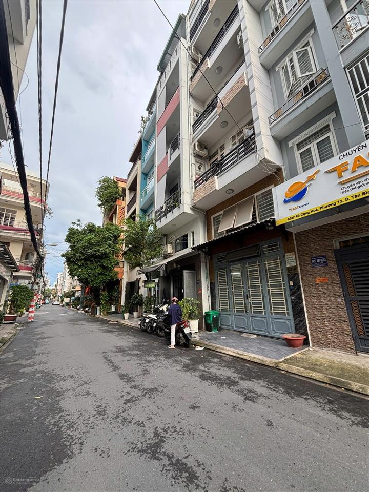 Chủ gấp quá  hạ 800 triệu  hẻm xe hơi thành mỹ  lý thường kiệt, gần chợ tân bình, 73 m2 x 4 tầng