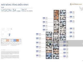 Cơ hội sở hữu căn 1pn+ đẹp nhất toà v3a tầng trung  masteri era landmark ocp3