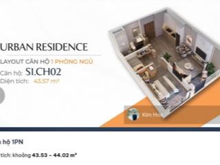 Bán căn hộ đẹp xuất sắc chiết khấu 10.7%, 1pn+, 43,72m2, giá siêu tốt 3,7 tỷ tại imperia sky park
