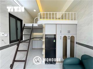 Cho thuê căn hộ duplex ban công  gác cao siêu thoáng gần ngã tư hàng xanh