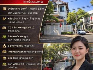 Bán biệt thự 3 tầng căn góc 2 mặt thoáng trung tâm hải châu hòa cường bắc,gần 30/4