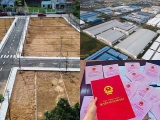 Tôi cần bán lô góc 123m2 full tc mt hơn 5m 2 mặt đường mặt kcn  đô thị và dịch vụ bảo hiệu 530h