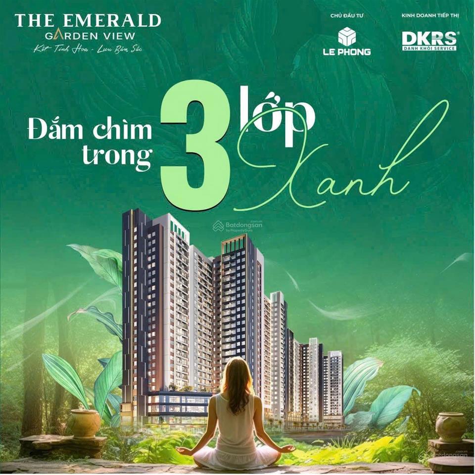 Căn hộ xanh the emerald garden view chỉ 1,6 tỷ/căn, thanh toán 15% nhận nhà. góp 9tr/tháng