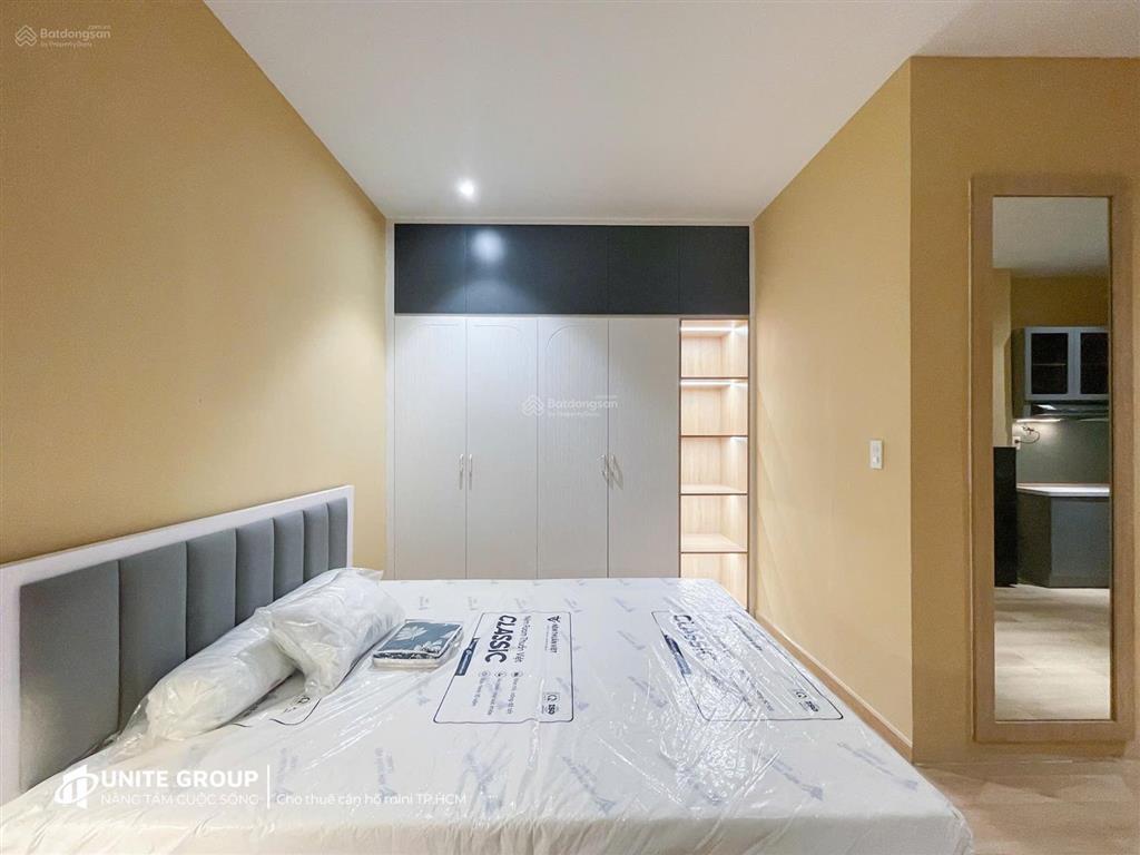 Cho thuê chdv nằm ngay trung tâm q4, máy giặt riêng, full nt, thuận tiện qua q1, q7