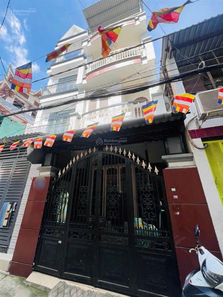 Nhà bán 4 tầng đường âu dương lân p3 quận 8  60m2  4pn  shr  gần cầu chữ y  hoàn công