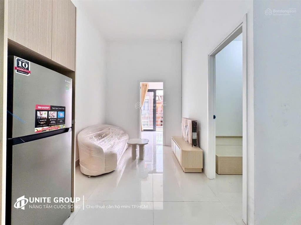Cho thuê căn hộ 2pn 1wc, 55m2 đường thân nhân trung, full nội thất, nhà mới 100%
