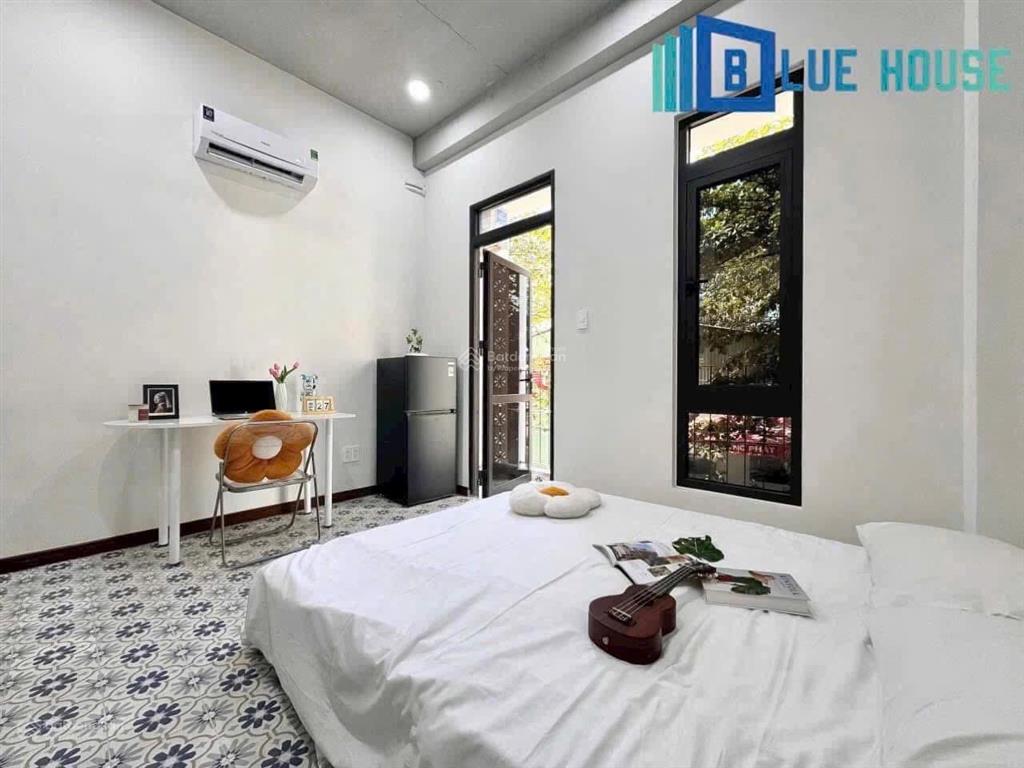 Cho thuê studio ban công | 30m2 full nội thất, gần đh văn hiến, chỉ tính điện