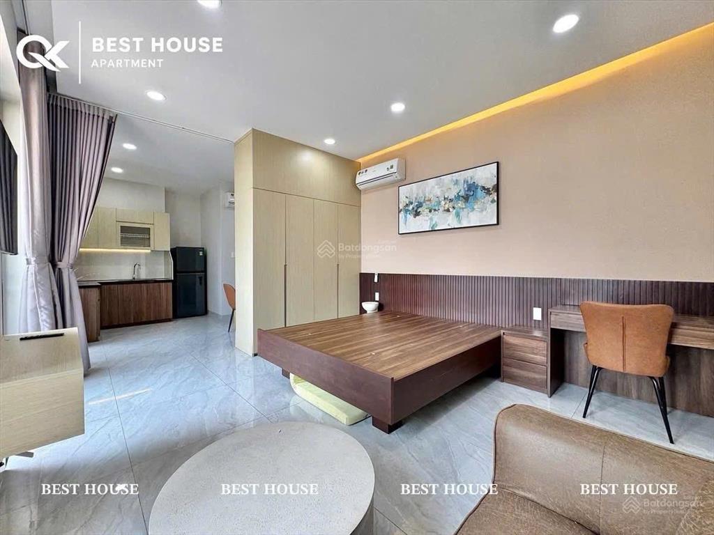 Căn hộ studio ban công, đường luỹ bán bích, 35m2 full nội thất cao cấp