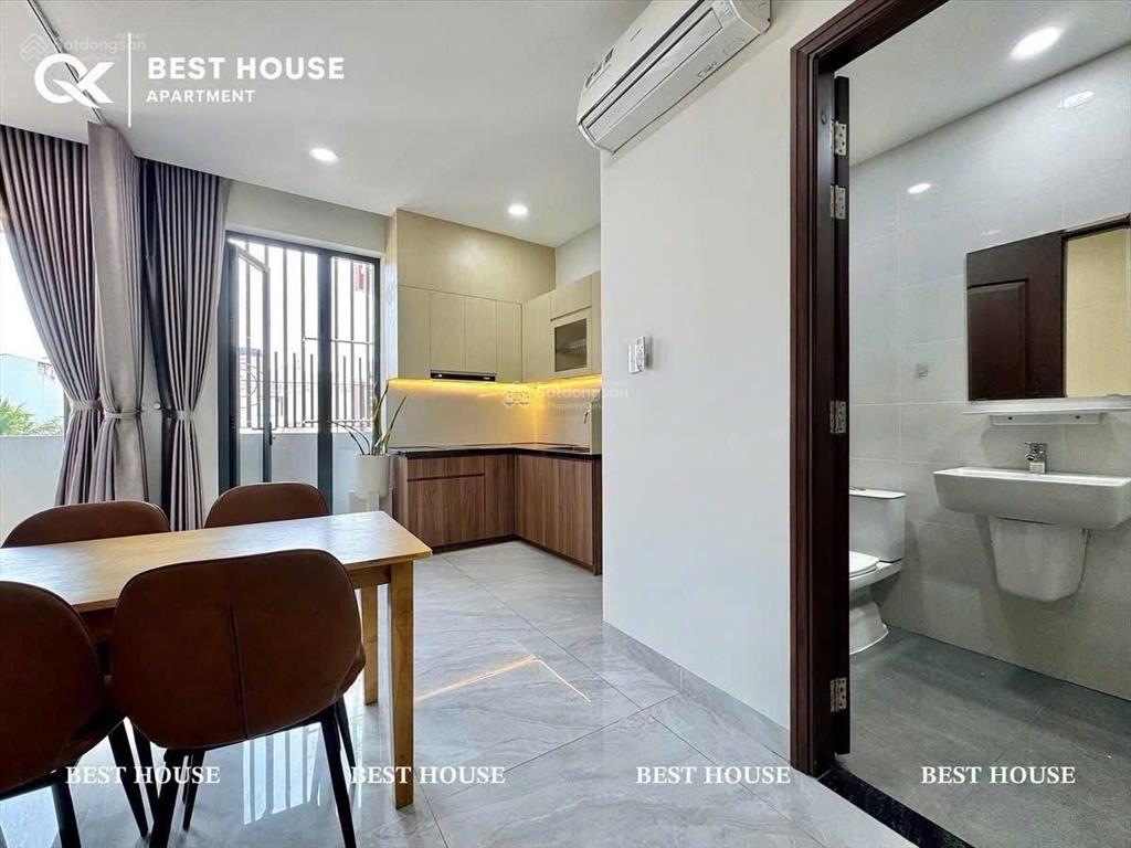 Căn hộ studio ban công, đường luỹ bán bích, 35m2 full nội thất cao cấp