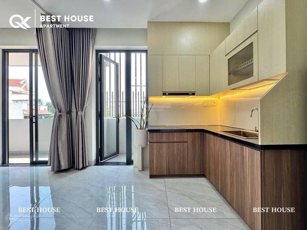 Căn hộ studio ban công, đường luỹ bán bích, 35m2 full nội thất cao cấp