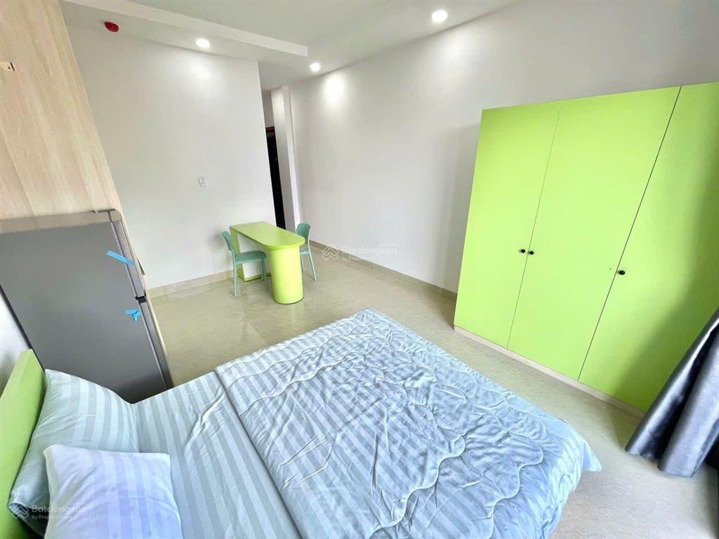 Cho thuê căn hộ 40m2 full nội thất, ban công rộng tại chu văn an, bình thạnh, gần chợ bà chiểu