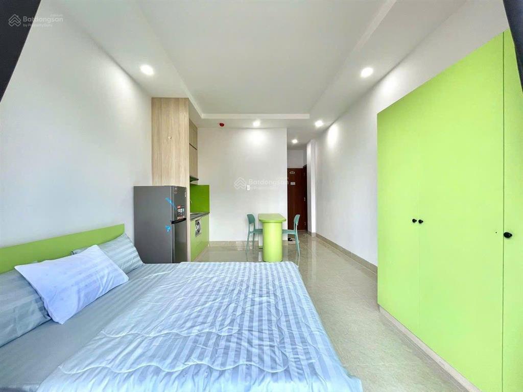 Cho thuê căn hộ 40m2 full nội thất, ban công rộng tại chu văn an, bình thạnh, gần chợ bà chiểu
