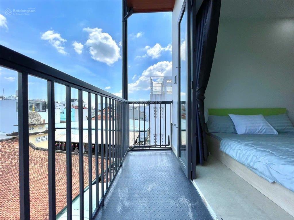 Cho thuê căn hộ 40m2 full nội thất, ban công rộng tại chu văn an, bình thạnh, gần chợ bà chiểu