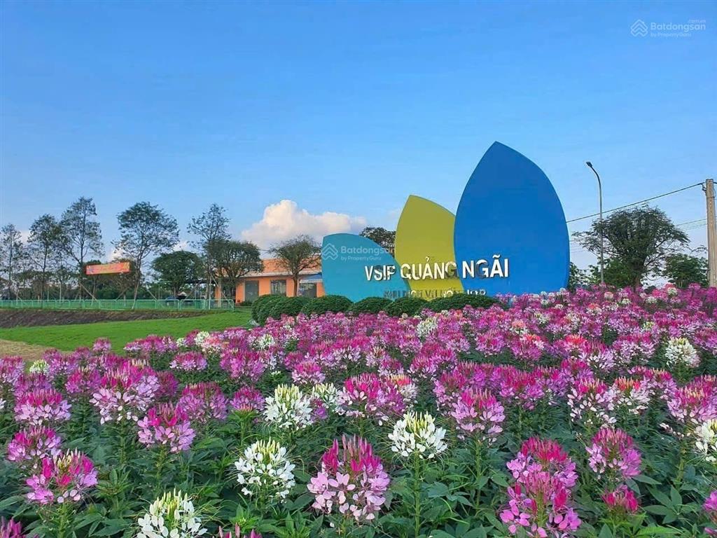 Đất khu dịch vụ hỗn hợp vsip quảng ngãi chỉ từ 9,5 triệu/m
