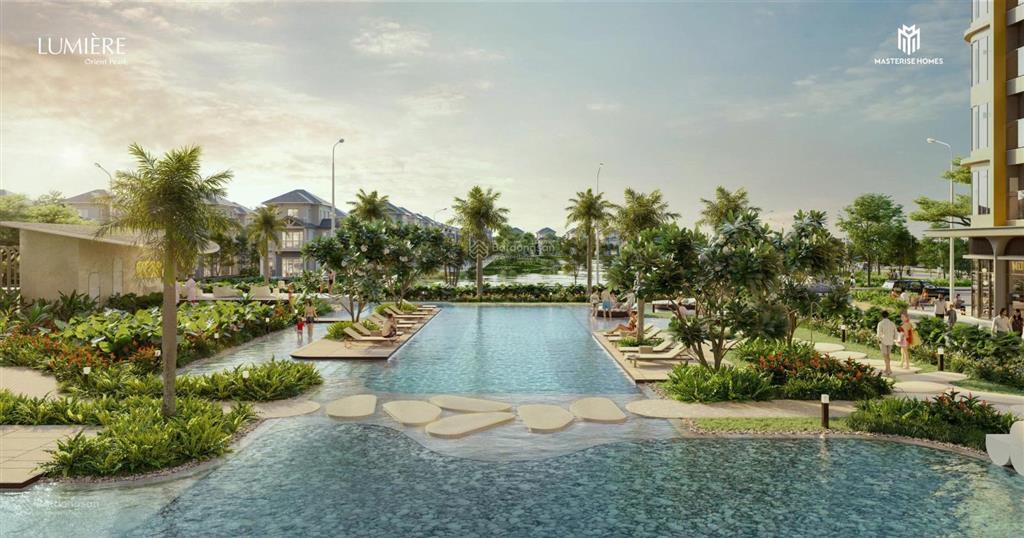 Studio  1 phòng ngủ lumiere orient pearl tầng trung giá rẻ hơn hđmb 100 triệu