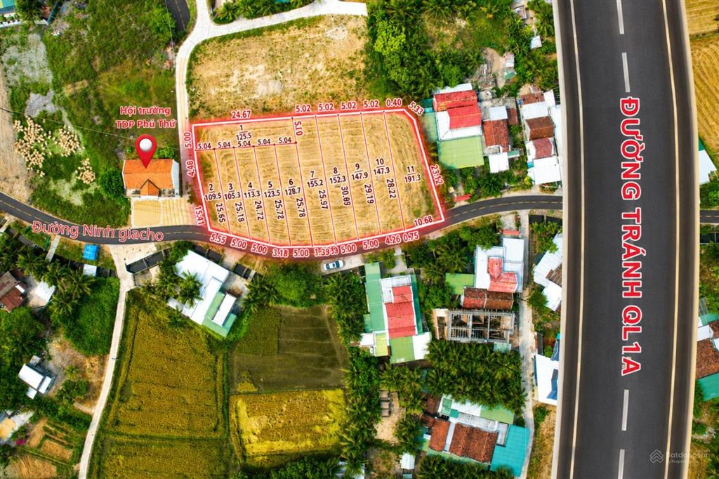 Trục chính phú thứ  hòa thắng. mặt tiền đường nhựa