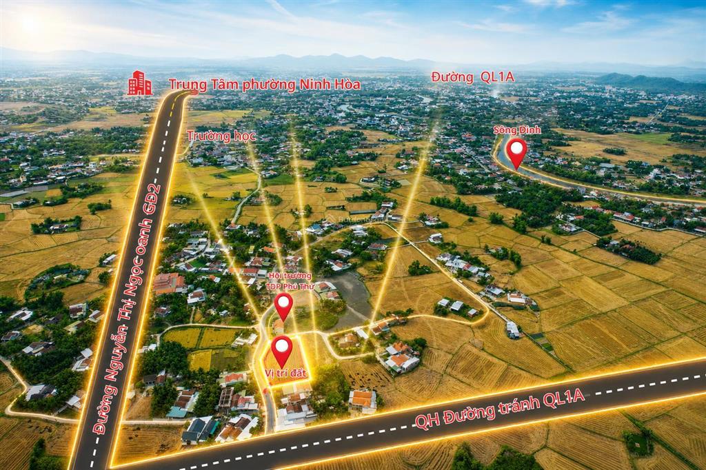 Trục chính phú thứ  hòa thắng. mặt tiền đường nhựa