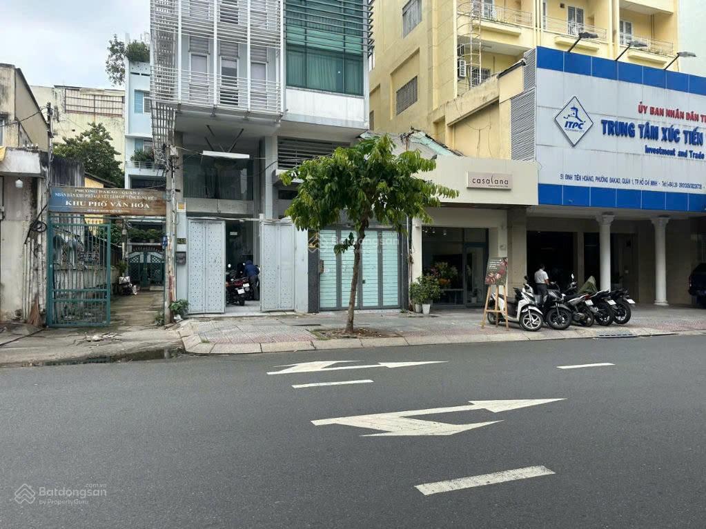 Quá đẹp! nhà c4 góc 2mt đinh tiền hoàng, q1. dt 14.5x30m. xd 2hầm/12tầng. giá 100 tỷ tl