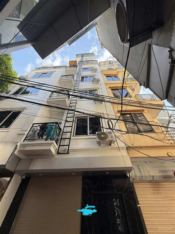 Bán nhà riêng phố hoàng quốc việt, 60m², 7 tầng, thang máy, 11 căn hộ, dt 80 triệu/tháng, 25,8 tỷ