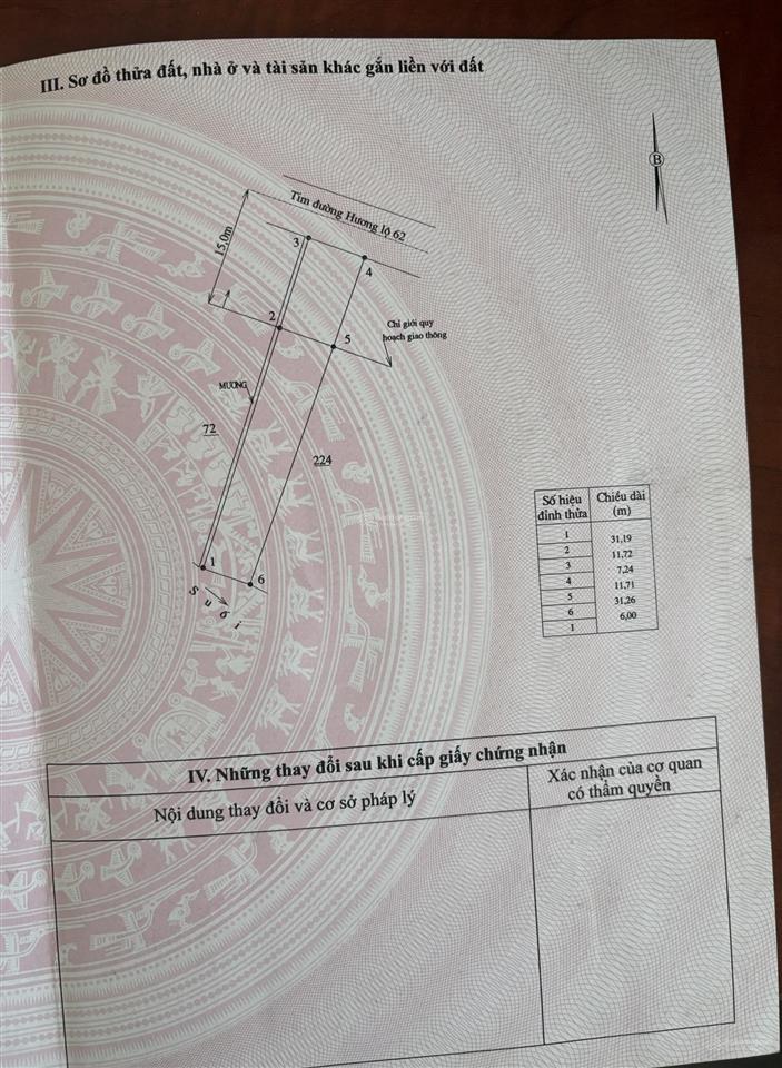 Bán đất chính chủ 284m giá 980 triệu (200m thổ cư)
