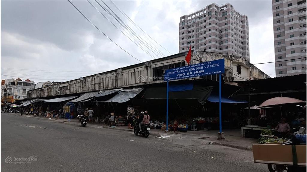 Bán 7 tỷ  nhà ngay chợ bà hom tân tạo 85m2 5x17m 3 tầng 243m2 sàn  sổ chuẩn  đường 6m ô tô thông