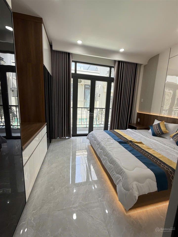 Nhà mới xây, khu phân lô đồng bộ kết cấu 4 tầng sang trọng hiện đại, phường an hội tây gò vấp,