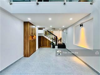 Nhà mới 4 tầng full nội thất, cách mặt tiền phạm văn chiêu 100m, p12 gò vấp