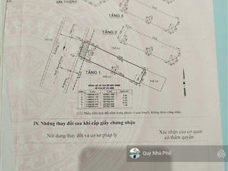 Mặt tiền kinh doanh, gần quang trung, p8 gò vấp, 67m2 4 tầng, 6 phòng ngủ, hoàn công đủ, 9.9