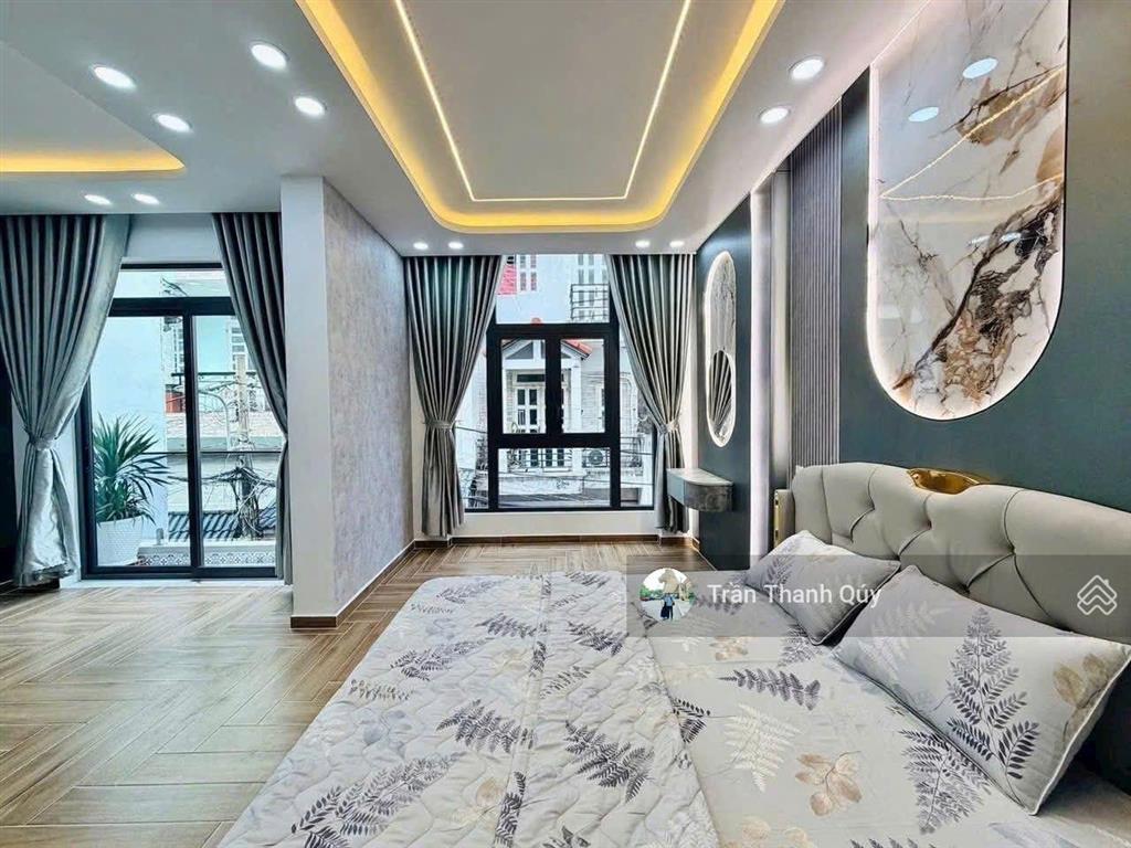 Bề ngang lớn 6m. đường rộng oto ngủ trong nhà, nguyễn tư giản, gò vấp, 4 tầng, 9 tỷ