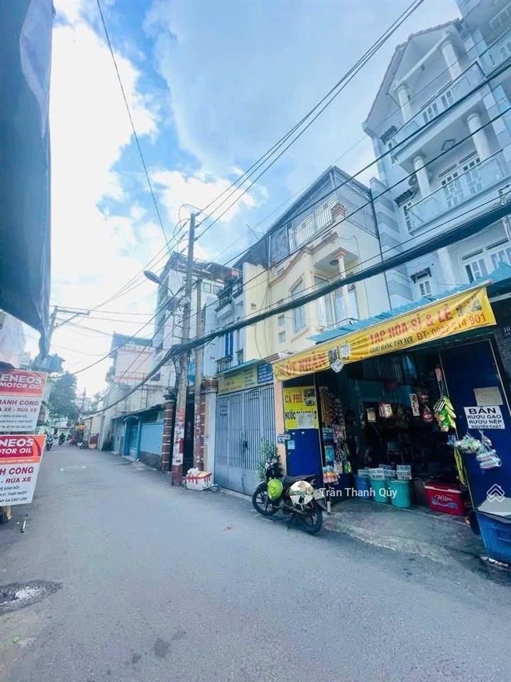 Mặt tiền kinh doanh, gần công viên làng hoa gò vấp, dt 4x18 4 tầng btct đang có dt 20tr giá chỉ 9.9